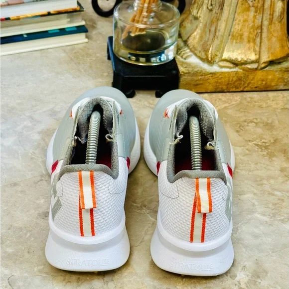 EUC! Footjoy Fuel Womens 6.5M Spikeless Golf Shoes Sneakers Grey/Pink Leather. - Picture 5 of 10